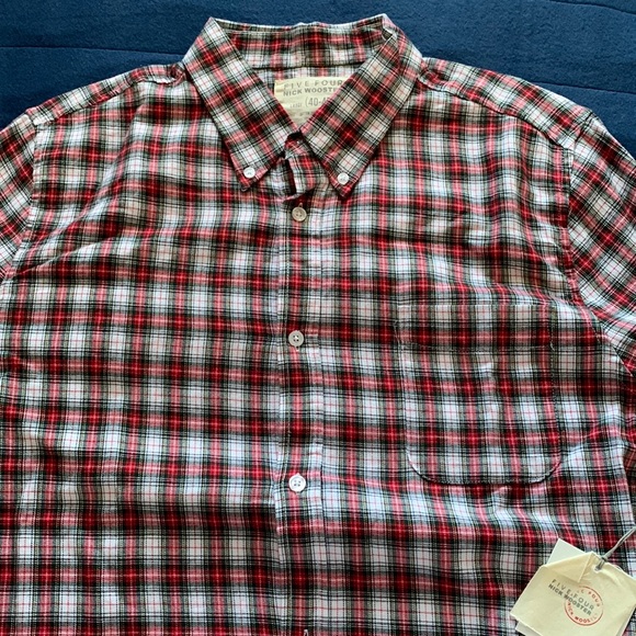 Five Four Nick Wooster winter plaid shirt - Picture 2 of 4